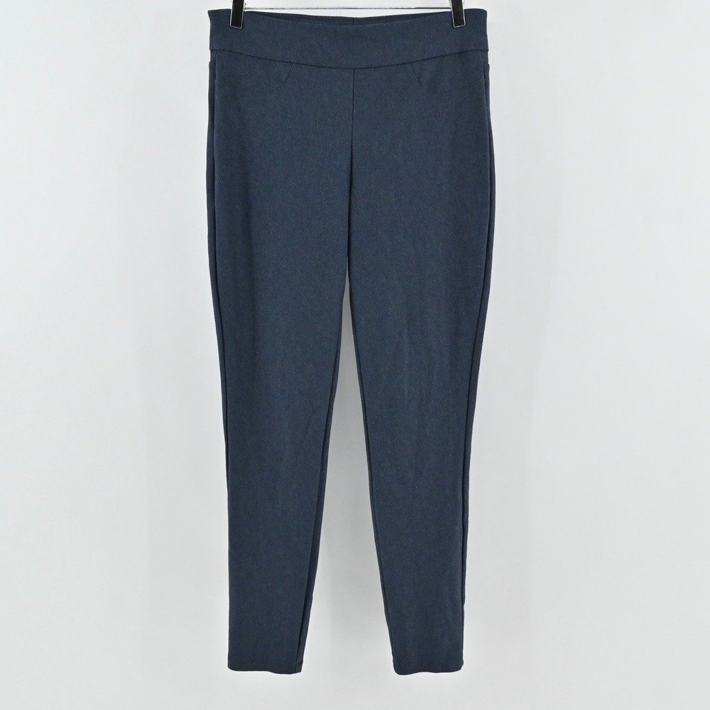 HONEYLOVE Womens EverReady Shapewear Career Pants Size L Stormy Blue Pockets